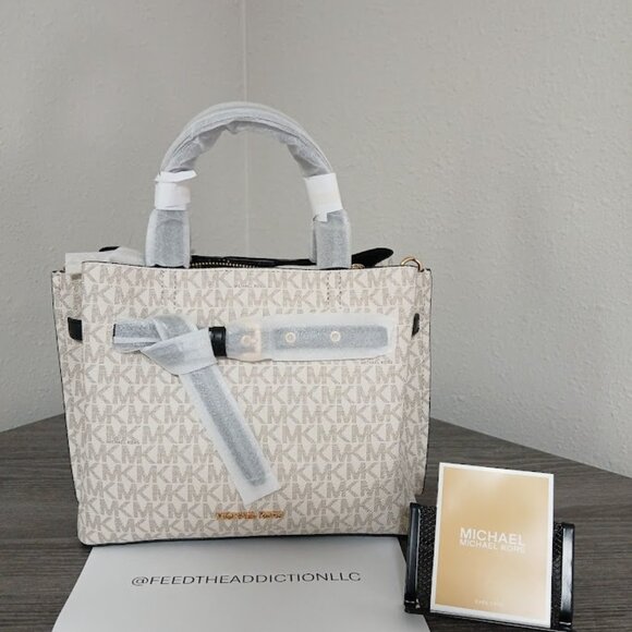 MICHAEL Michael Kors Handbags - Michael Kors Emilia Small Logo Satchel